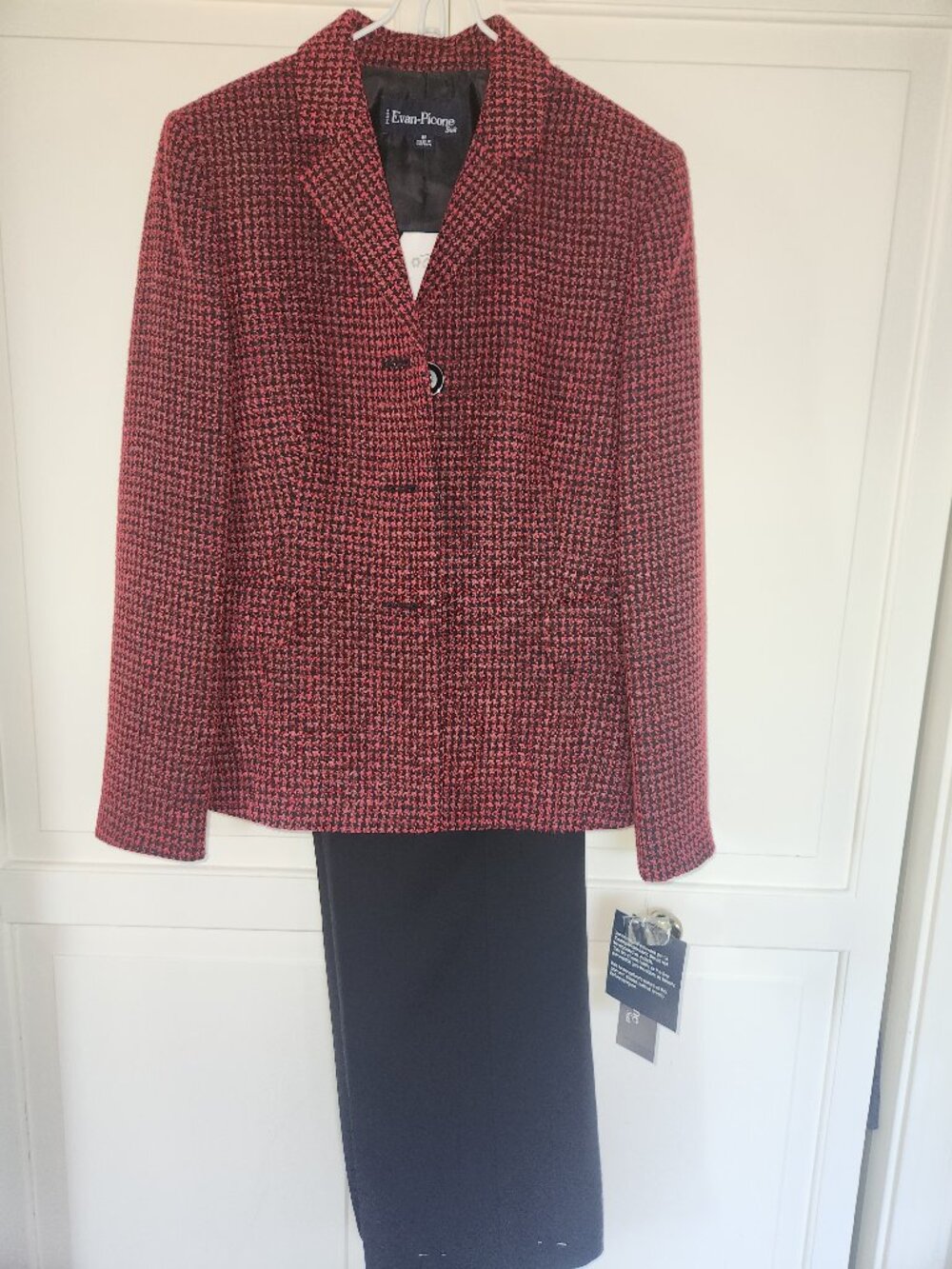 Red and Black Pantsuit